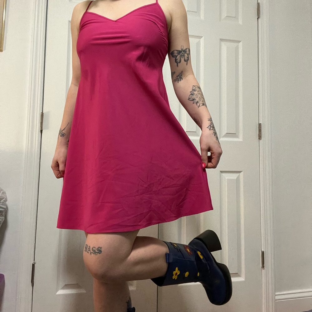 Fuchsia Slip Dress